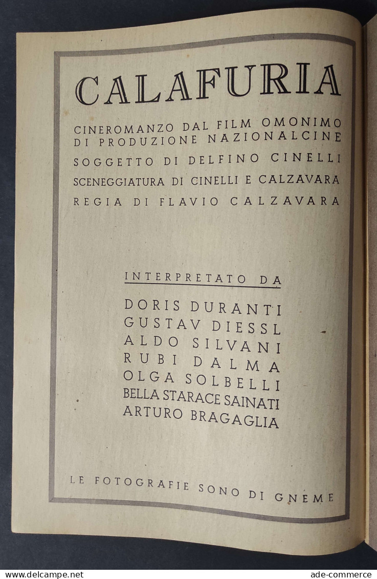 Cineromanzo Calafuria - N.3 - Con G. Diessl E D. Duranti                                                                 - Film Und Musik