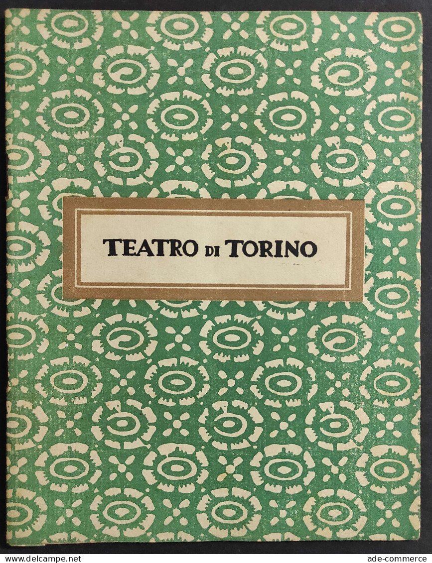 Teatro Di Torino - VII Concerto Orchestrale-Corale - V. Gui - 1926                                                       - Cinema E Musica