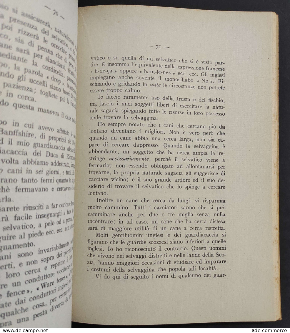 Il Setter - E. Laverack - Ed. Olimpia - 1949                                                                             - Pets