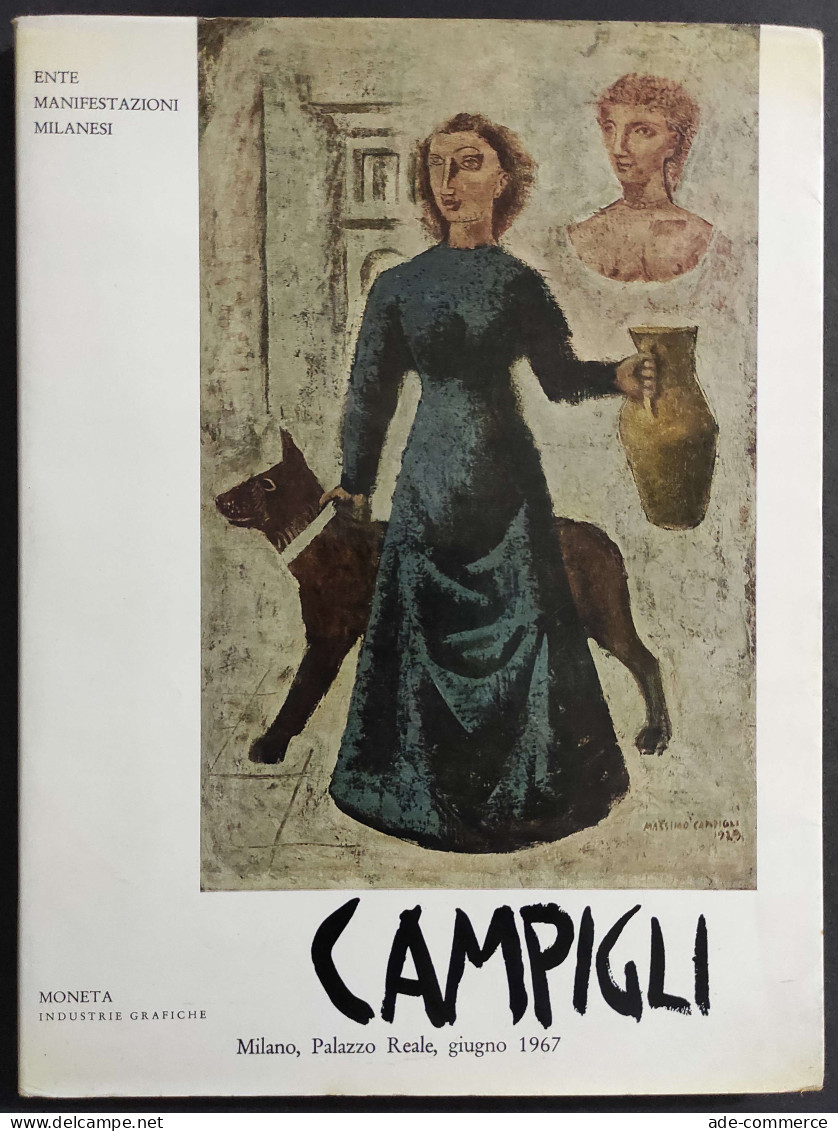 Mostra Di Massimo Campigli - Ed. Moneta - 1967 Pal. Reale                                                                - Arts, Antiquity