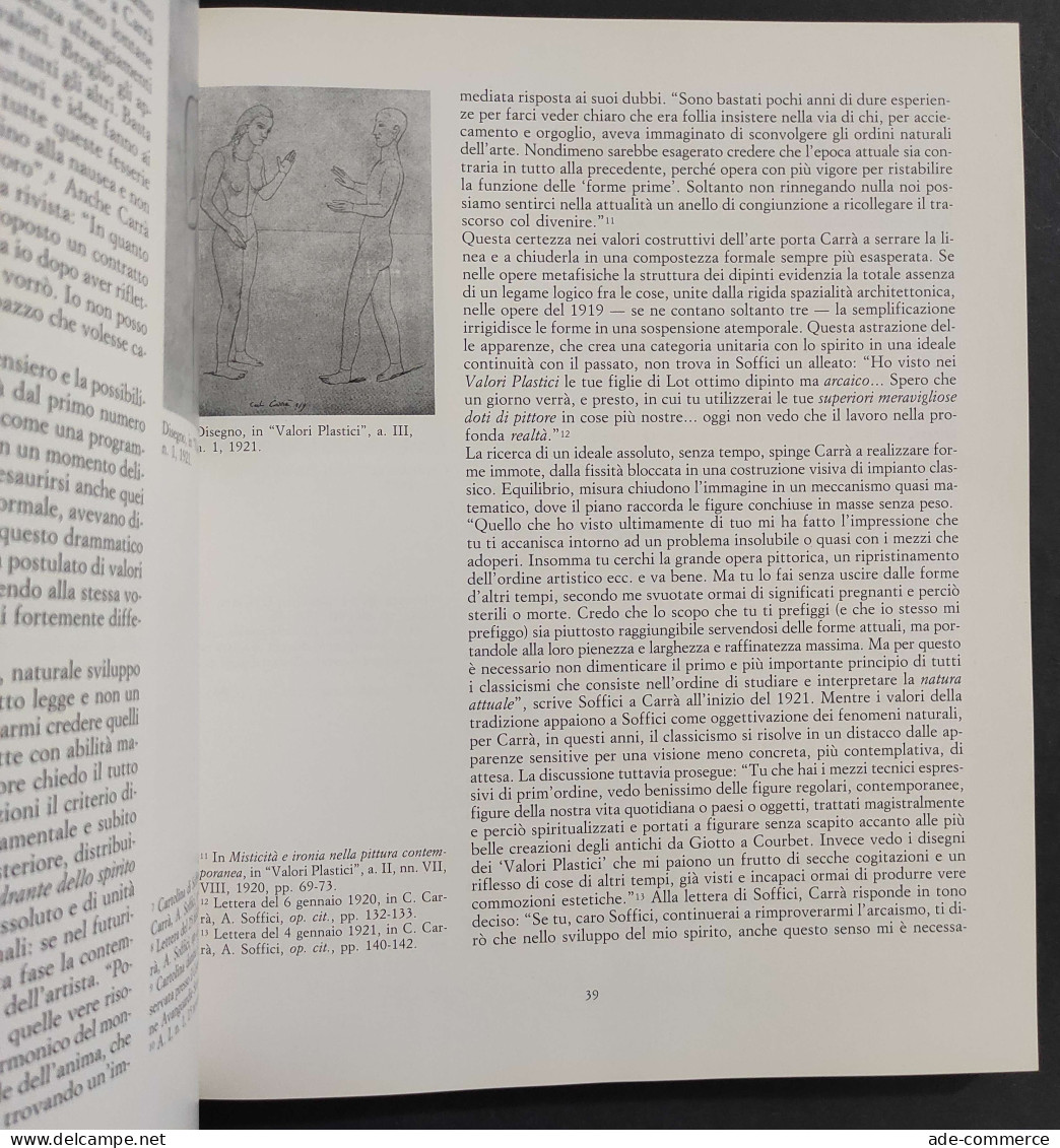 Carrà - Mostra Antologica Milano, Pal. Reale - Ed. Mazzotta - 1987                                                      - Kunst, Antiquitäten