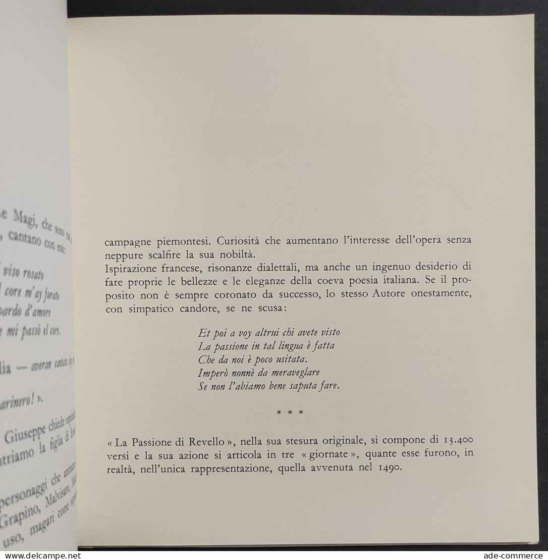 La Passione Di Revello - E. Salussolia - 1959                                                                            - Arts, Antiquity