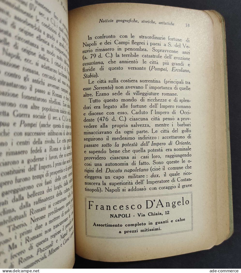 Napoli Guida Delle Strade E Monumenti - Ed. Tirrena                                                                      - Toerisme, Reizen