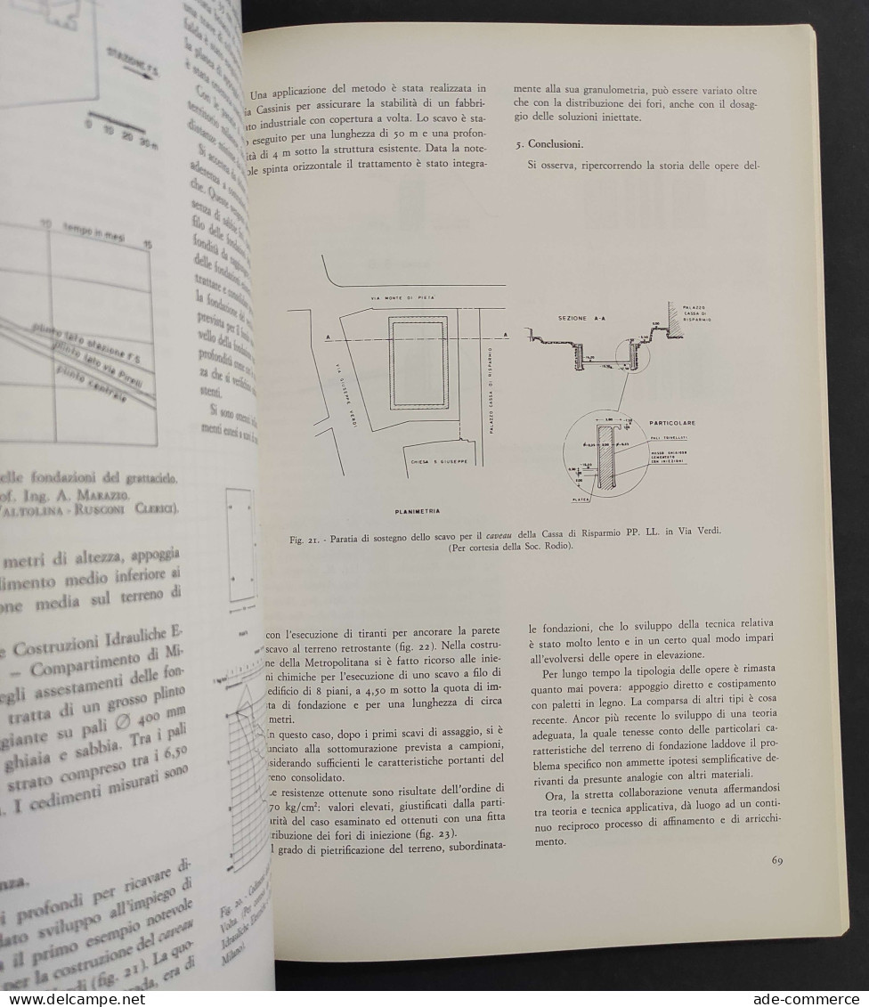 Il Sottosuolo Di Milano 1 - Ed. Scientifiche Italiane- 1969                                                              - Mathématiques Et Physique