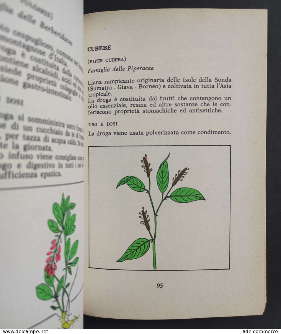 Piante Medicinali - S. Grossi - Ed. Carroccio - 1976                                                                     - Jardinería