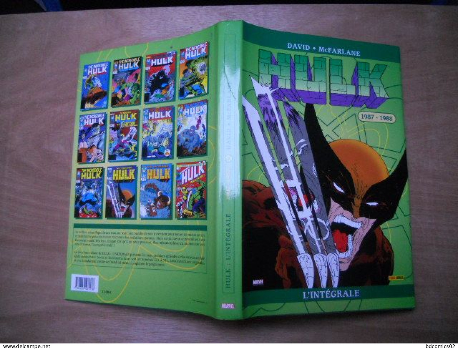 HULK L'intégrale 1987 - 1988 - Tome 2 Peter David - Todd McFarlane 06/2008 Ttbe - Hulk