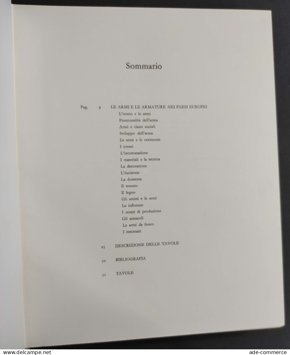 Armi E Armature Europee - Ed. Bramante - 1965                                                                            - Kunst, Antiquitäten