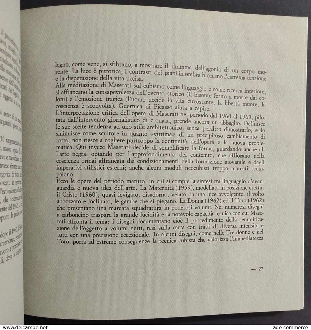 Omaggio A Paolo Maserati - Galleria Il Principe Castelsangiovanni - 1978                                                 - Arts, Antiquity