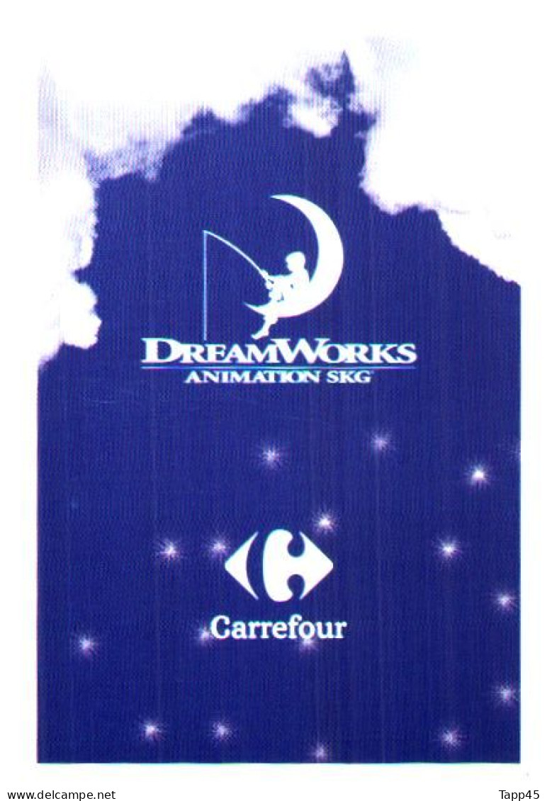 DreamWorks >Animation Skg > Carrefour > 10 cartes > Réf T v 13/4/19