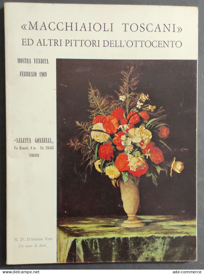 Macchiaioli Toscani Altri Pittori Dell'Ottocento - Mostra Febbraio 1969                                                  - Arts, Antiquity