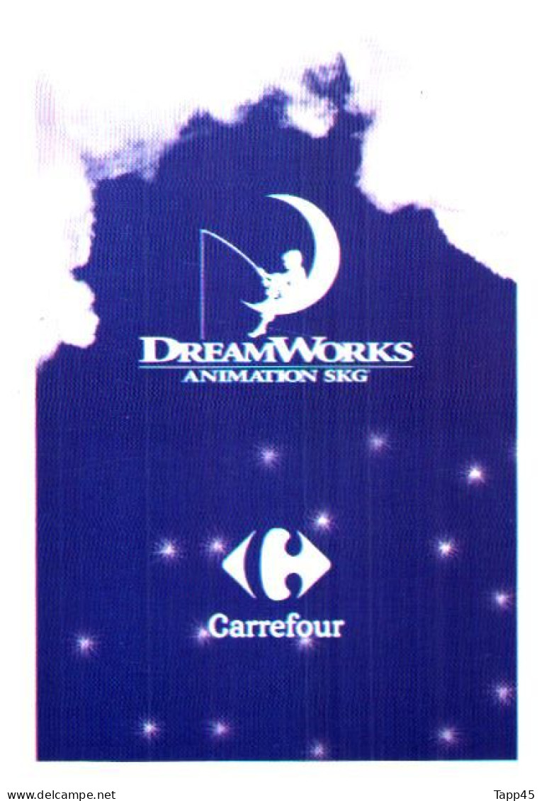 DreamWorks >Animation Skg > Carrefour > 10 cartes > Réf T v 13/4/20