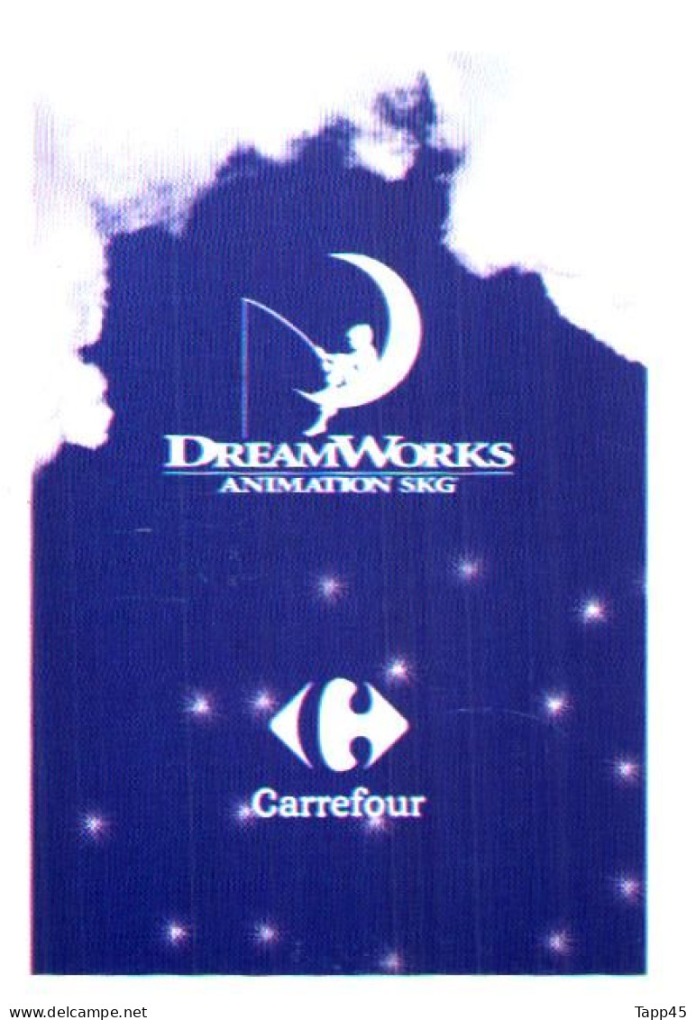 DreamWorks >Animation Skg > Carrefour > 10 cartes > Réf T v 13/4/20