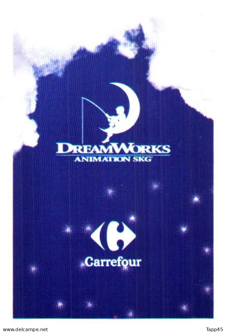 DreamWorks >Animation Skg > Carrefour > 10 cartes > Réf T v 13/4/20