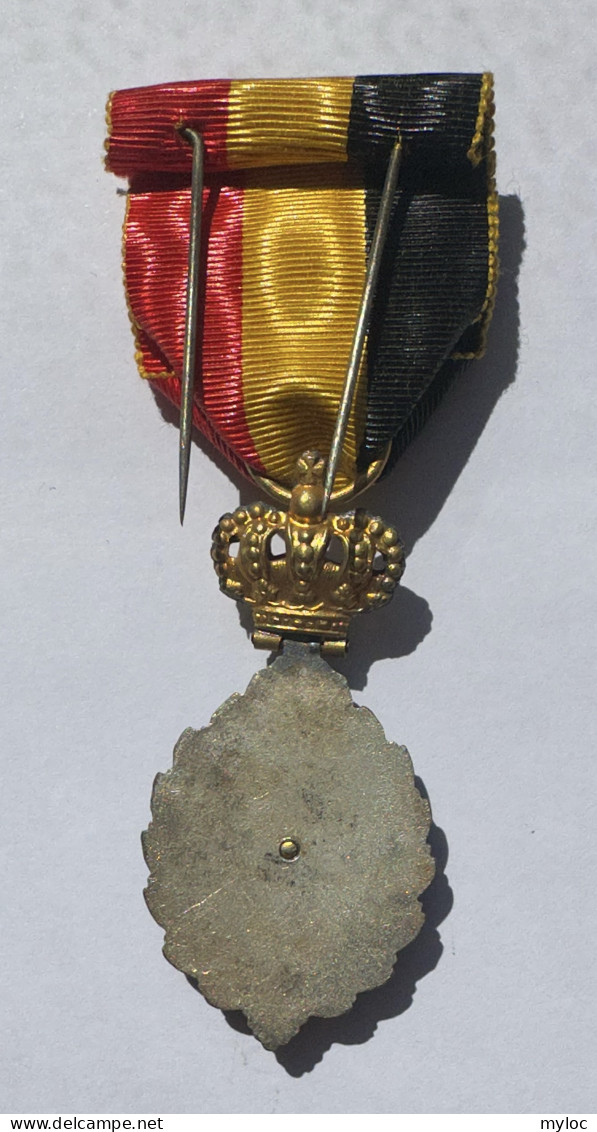 Médaille Décoration Civile. Prévoyance Voorzorg. 1ere Classe. Avec Rosace - Professionnels / De Société