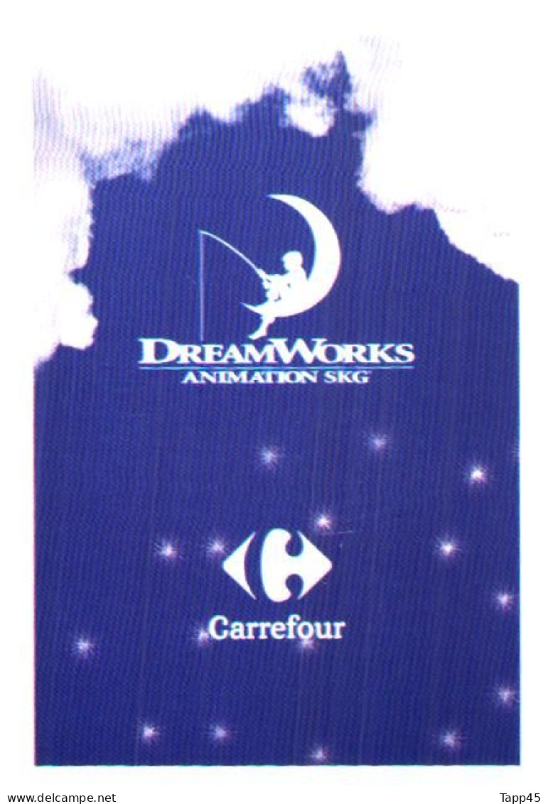 DreamWorks >Animation Skg > Carrefour > 10 cartes > Réf T v 13/4/22