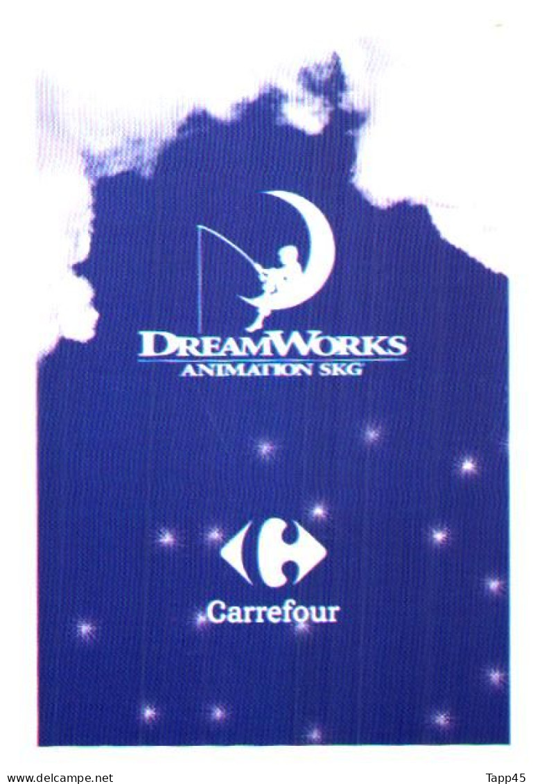 DreamWorks >Animation Skg > Carrefour > 10 cartes > Réf T v 13/4/22