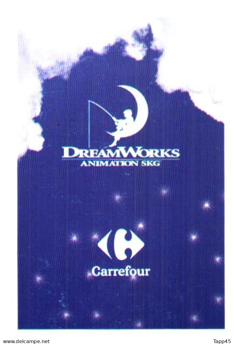 DreamWorks >Animation Skg > Carrefour > 10 cartes > Réf T v 13/4/22