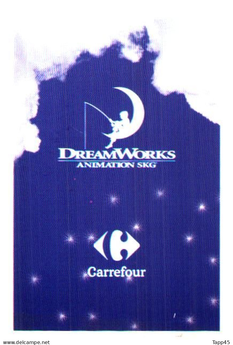 DreamWorks >Animation Skg > Carrefour > 10 cartes > Réf T v 13/4/23