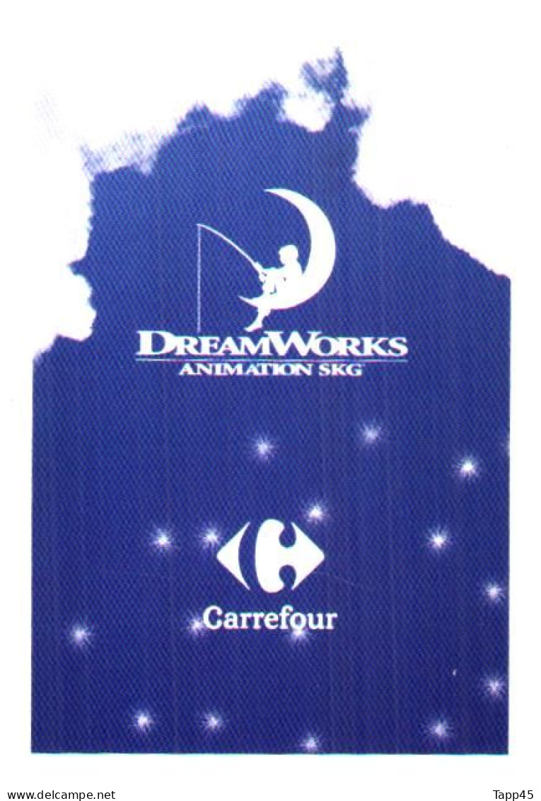 DreamWorks >Animation Skg > Carrefour > 10 cartes > Réf T v 13/4/23