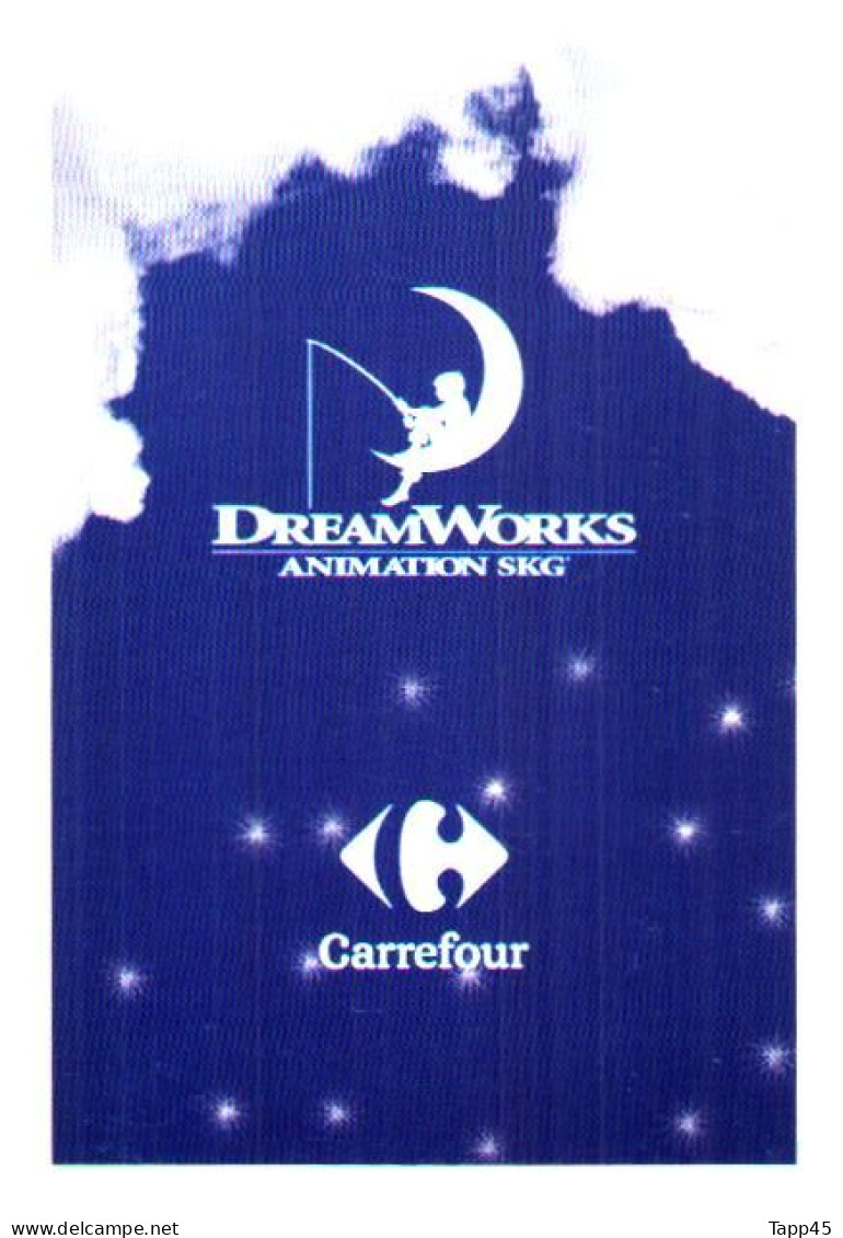 DreamWorks >Animation Skg > Carrefour > 10 cartes > Réf T v 13/4/24