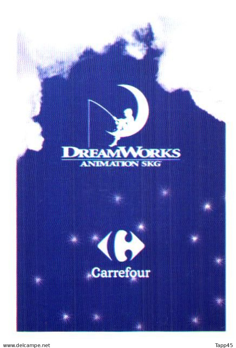 DreamWorks >Animation Skg > Carrefour > 10 cartes > Réf T v 13/4/24