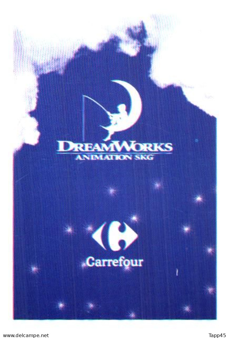DreamWorks >Animation Skg > Carrefour > 10 cartes > Réf T v 13/4/24