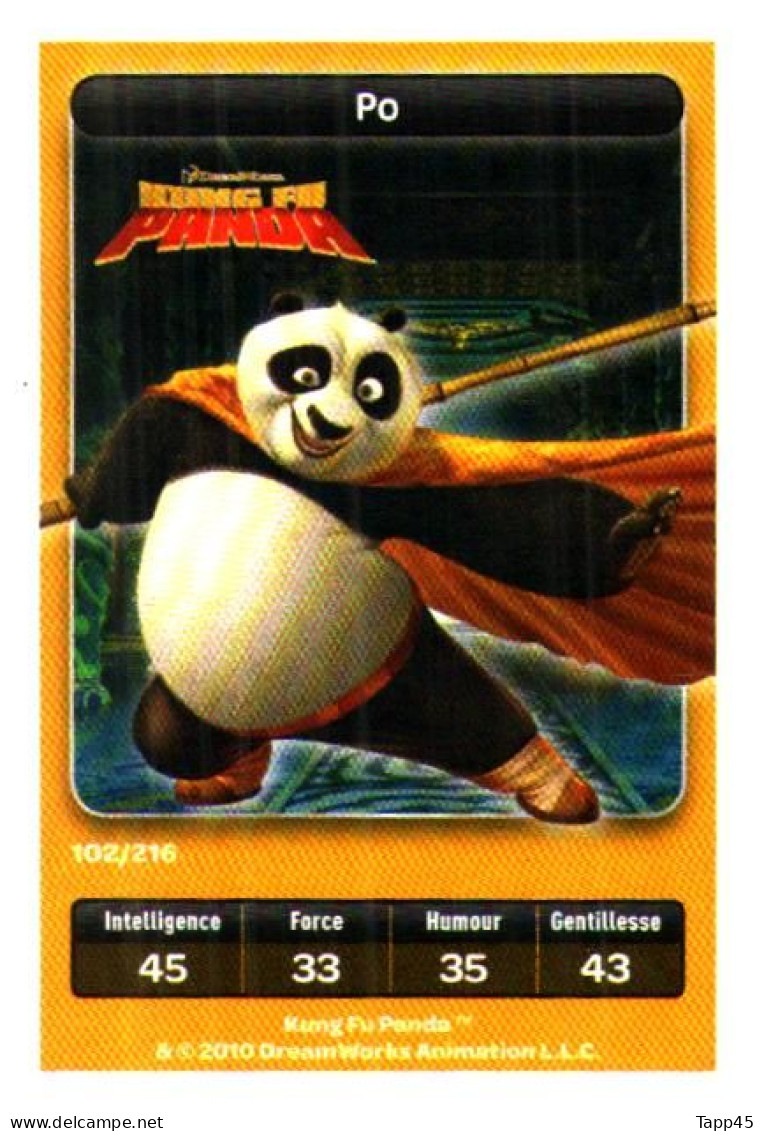 DreamWorks >Animation Skg > Carrefour > 10 cartes > Réf T v 13/5/25