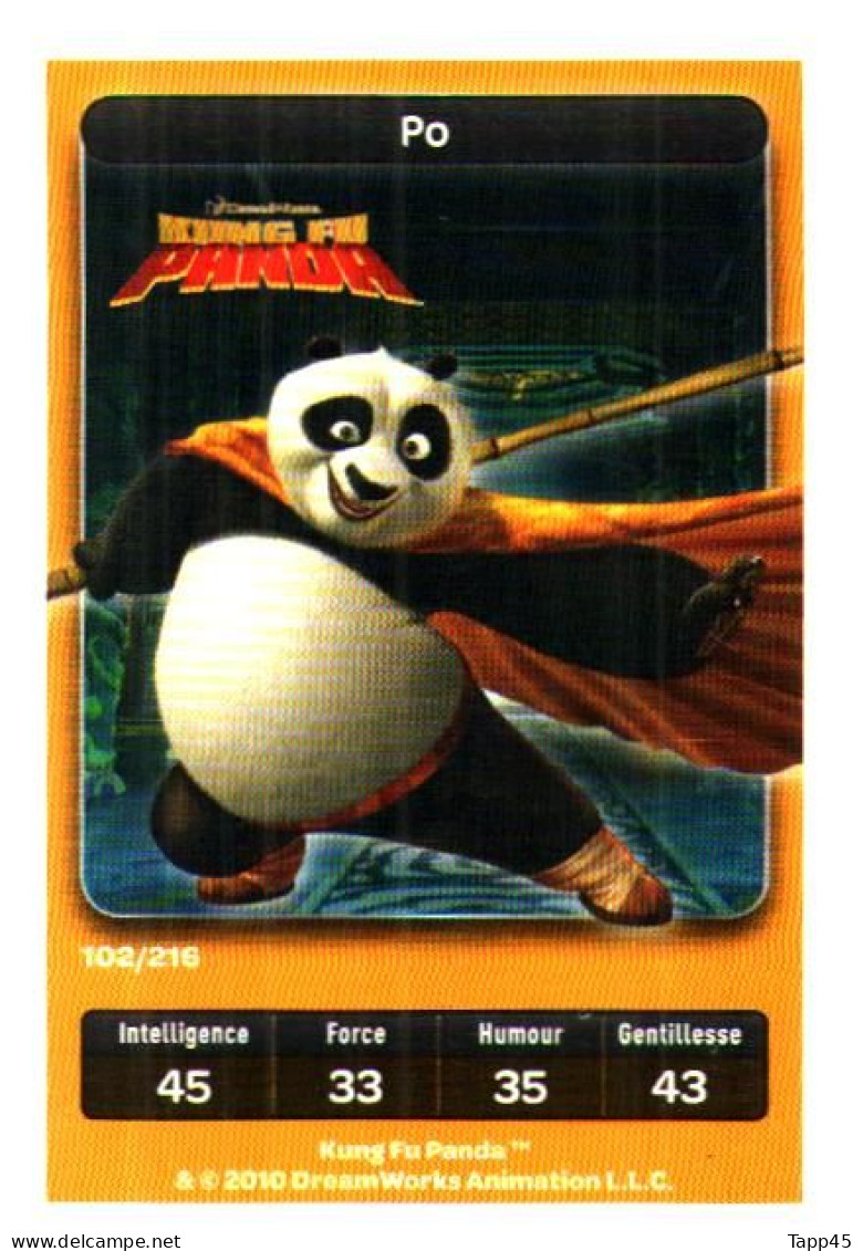 DreamWorks >Animation Skg > Carrefour > 10 cartes > Réf T v 13/5/27