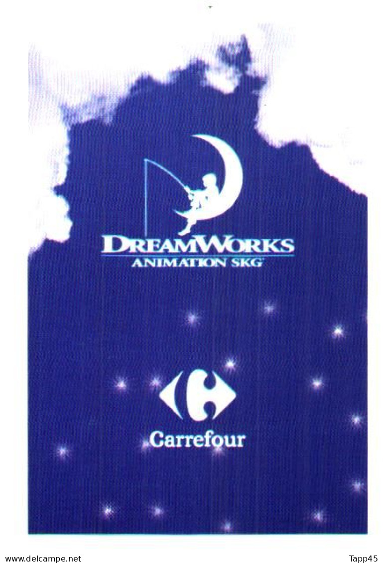 DreamWorks >Animation Skg > Carrefour > 10 cartes > Réf T v 13/5/27