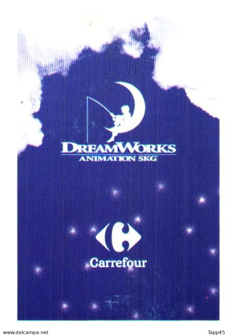 DreamWorks >Animation Skg > Carrefour > 10 cartes > Réf T v 13/5/27