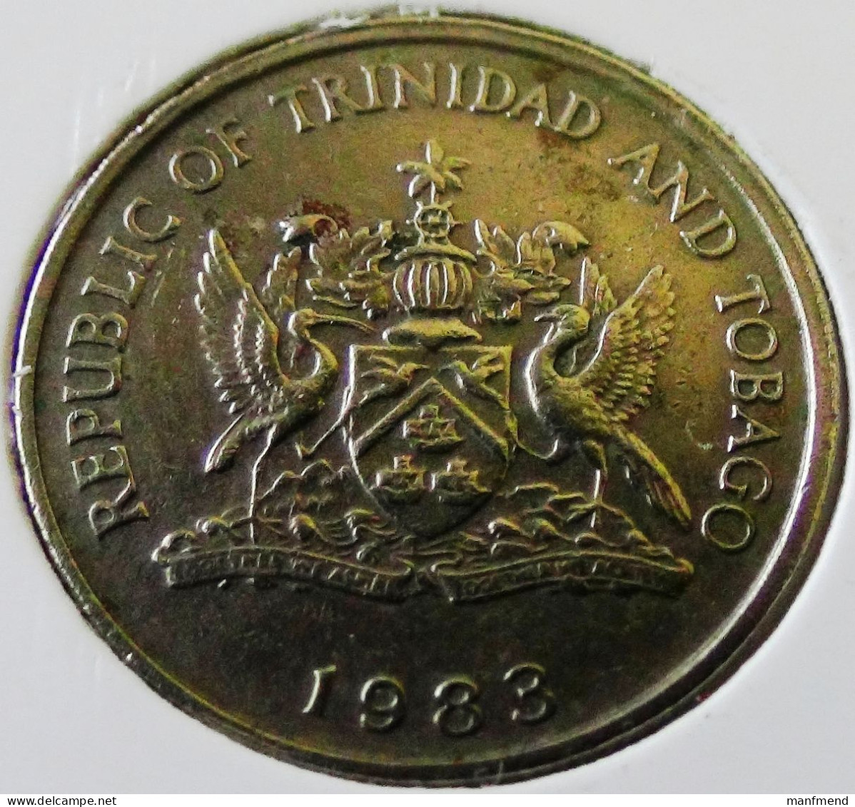 Trinidad & Tobago - 1983 - KM 32 - 25 Cents - VF+ - Look Scans - Trinidad Y Tobago