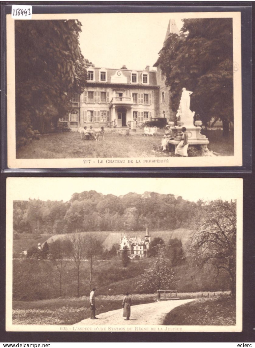 GENEVE - 6 CARTES -  CHATEAU DE CARTIGNY - ASSOCIATION " L'ANGE DE L'ETERNEL " - VOIR IMAGE POUR INFOS - TB - Cartigny