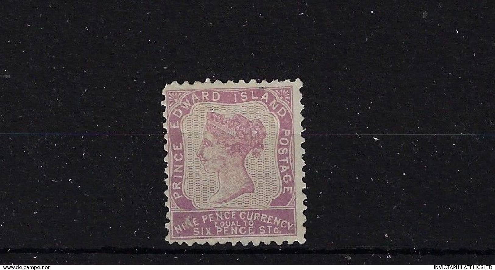 CANADA PRINCE EDWARD ISLAND, SG20, 9D REDDISH MAUVE, MOUNTED MINT - Neufs