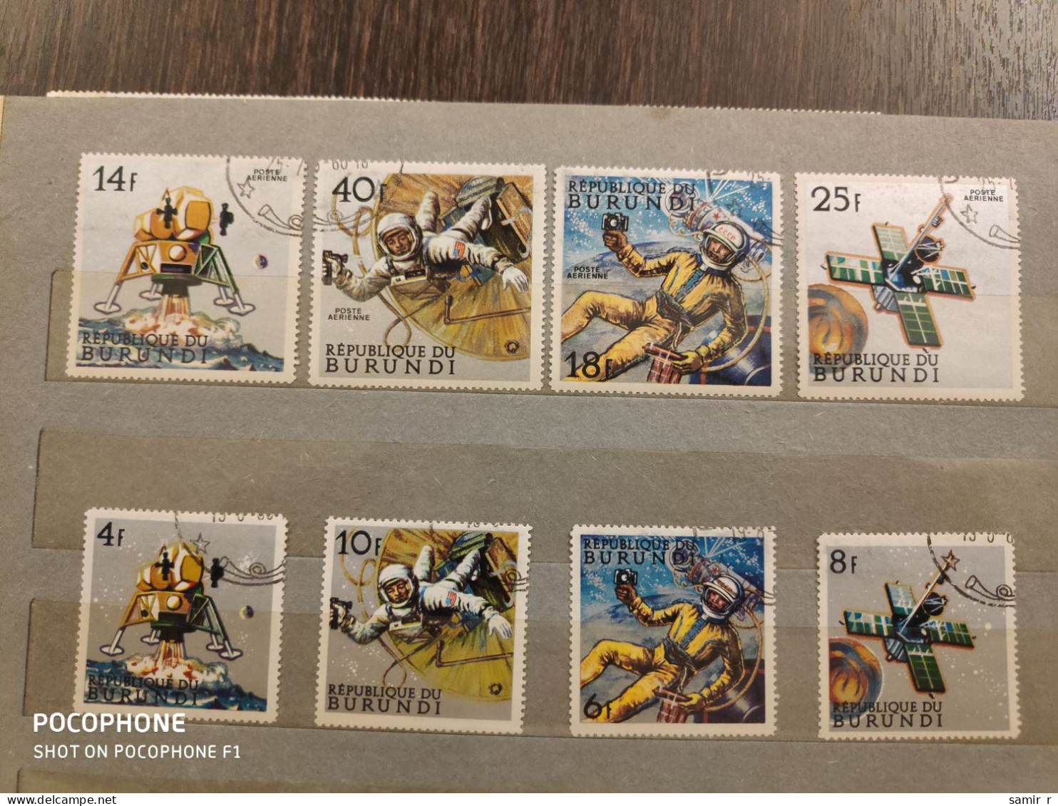 Burundi	Space  (F10) - Used Stamps