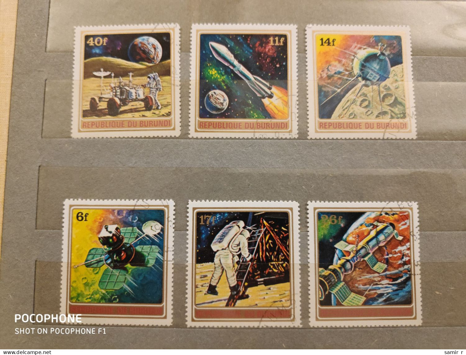 Burundi	Space  (F10) - Used Stamps