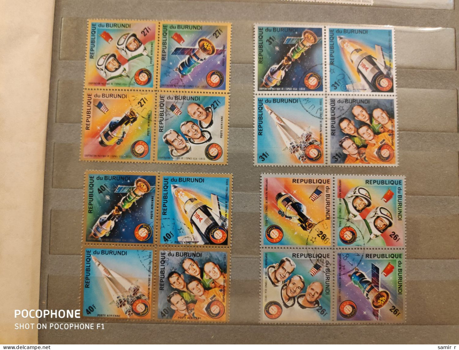 1975 Burundi	Space (F10) - Used Stamps