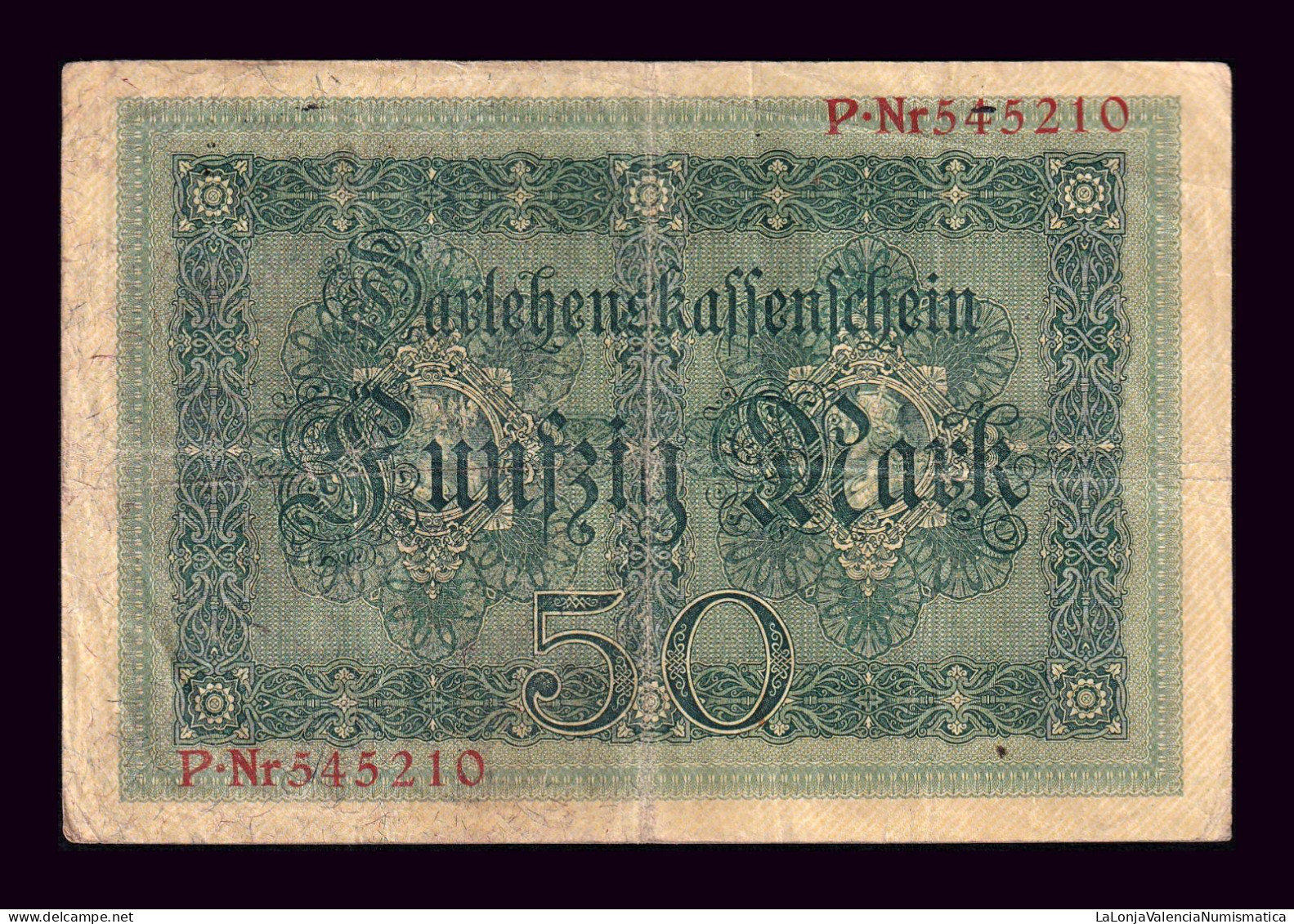 Alemania Germany 50 Mark 1914 Pick 49a Bc/Mbc F/Vf - 50 Mark