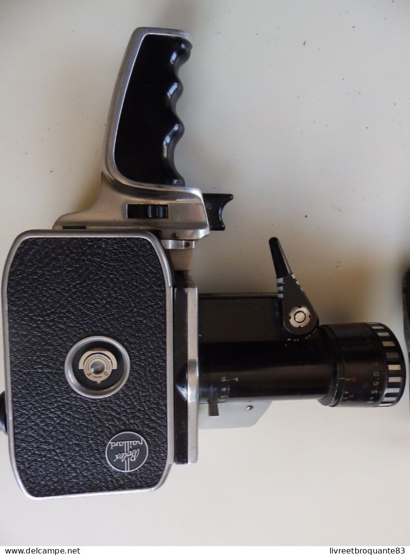 CAMERA VINTAGE BOLEX PAILLARD PATHE NON TESTEE NON VERIFIE ( MANIVELLE ENROULEUR DEFILEMENT FONCTIONNE )  LES APPAREILS - Appareils Photo