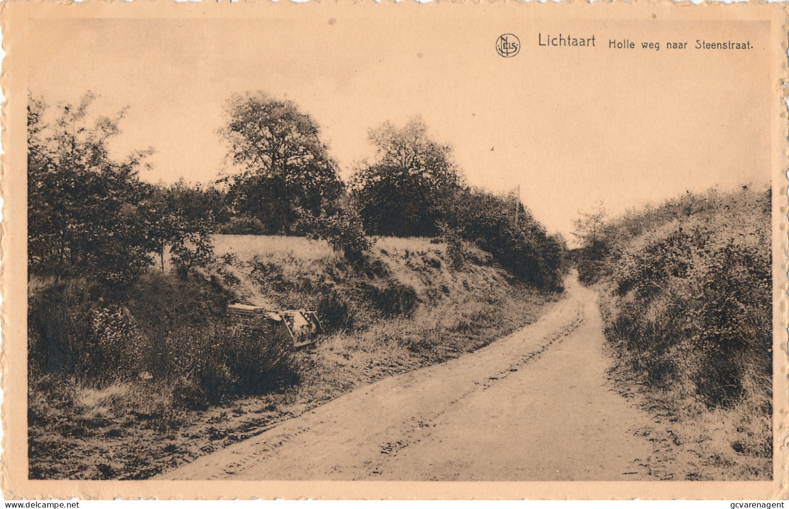 LICHTAART   HOLLE WEG NAAR STEENSTRAAT       2 SCANS - Kasterlee