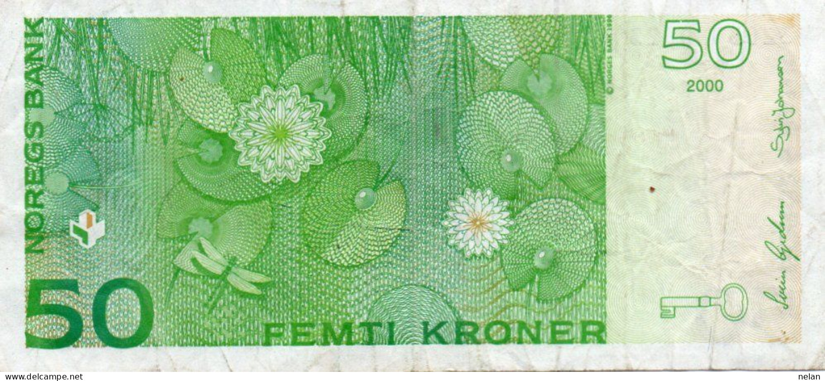 NORVEGIA  50 KRONER 2000 P-46b.2 - Norvège