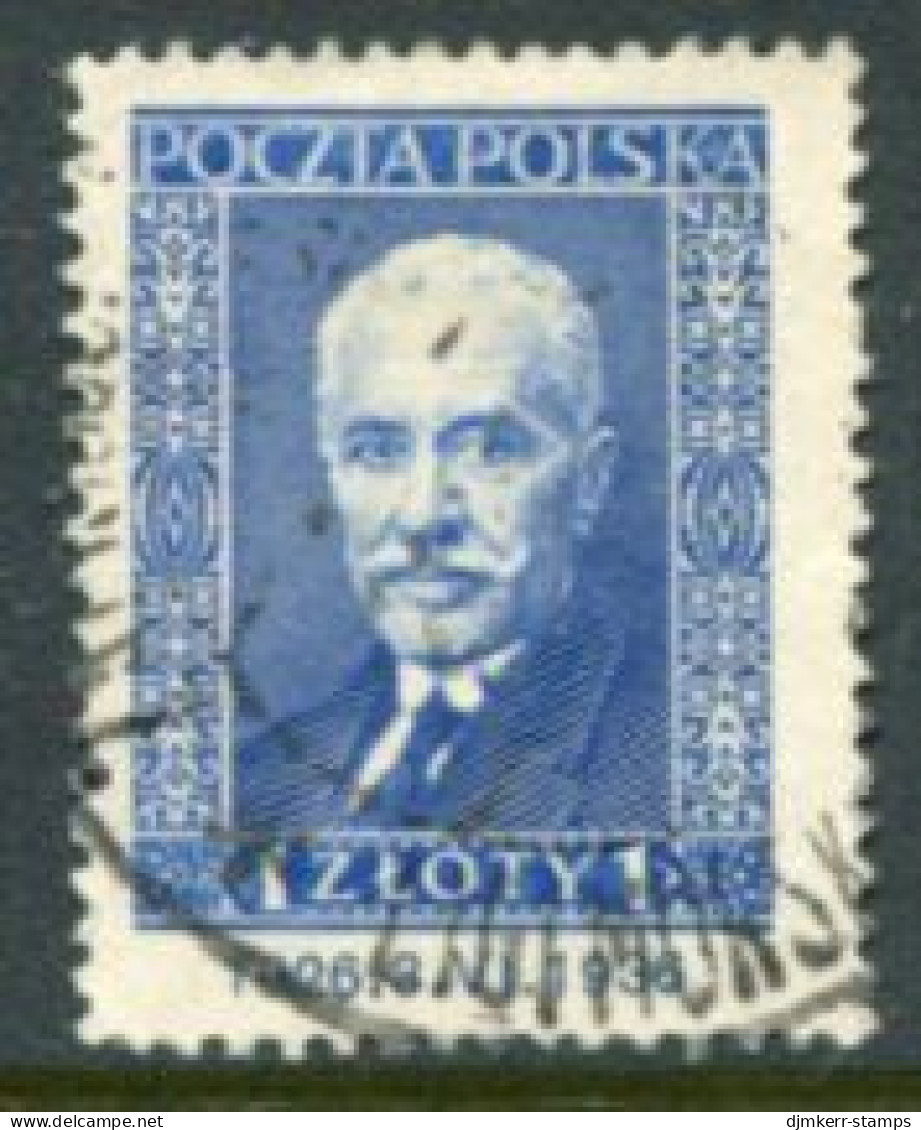 POLAND 1936 Moscicki Presidency Anniversary Used.  Michel 312 - Gebruikt