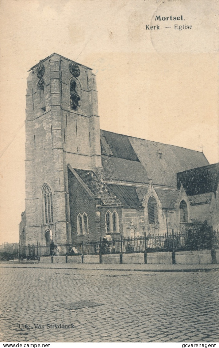 MORTSEL  KERK          2 SCANS - Mortsel