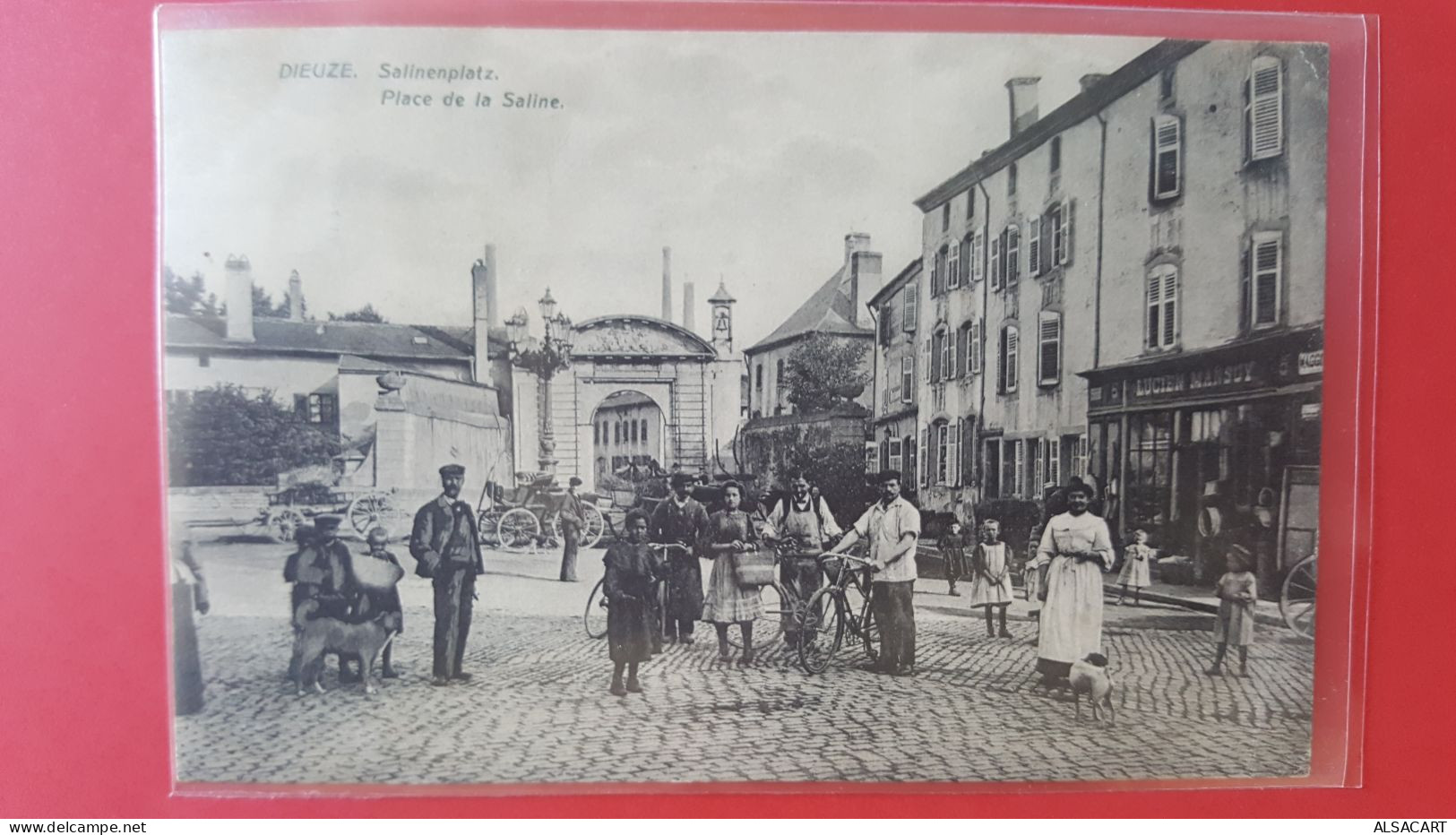 Dieuze , Place De La Saline , Commerce Lucien Mansuy - Dieuze