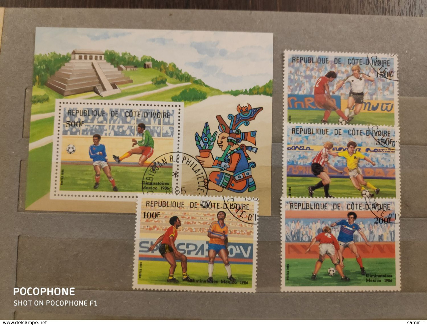 1990 Ivory Cost Football  (F10) - Côte D'Ivoire (1960-...)