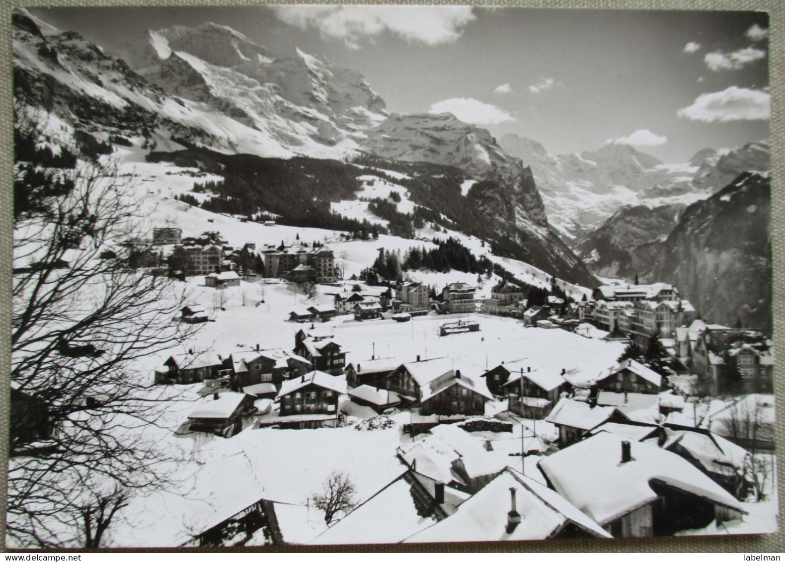 SWITZERLAND SWISS HELVETIA MISC JUNGFRAU WENGEN KART CP PC AK POSTCARD ANSICHTSKARTE POSTKARTE CARTOLINA CARTE POSTALE - Enge