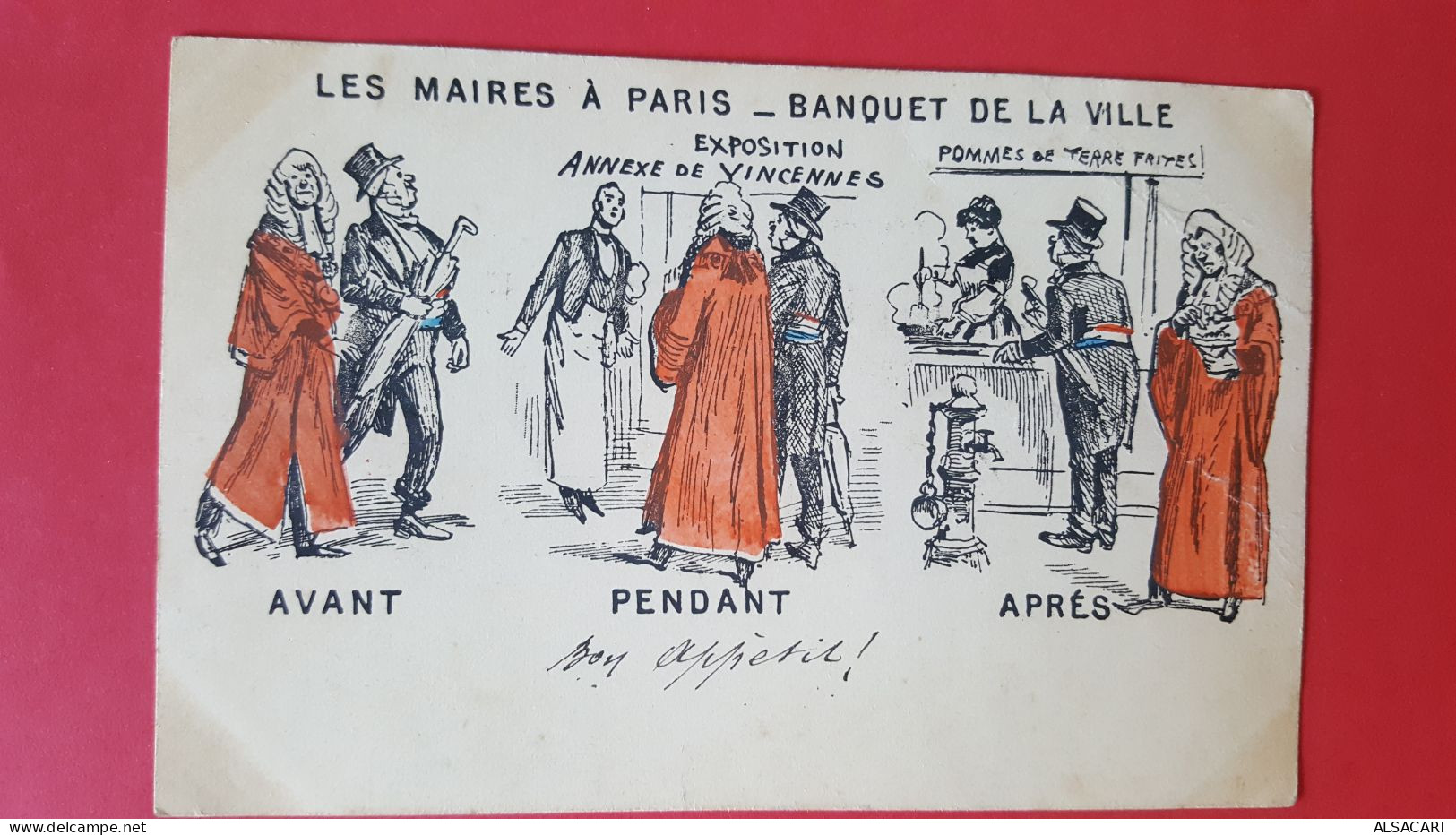 Les Maires à Paris , Banquet De La Ville - 1900-1949