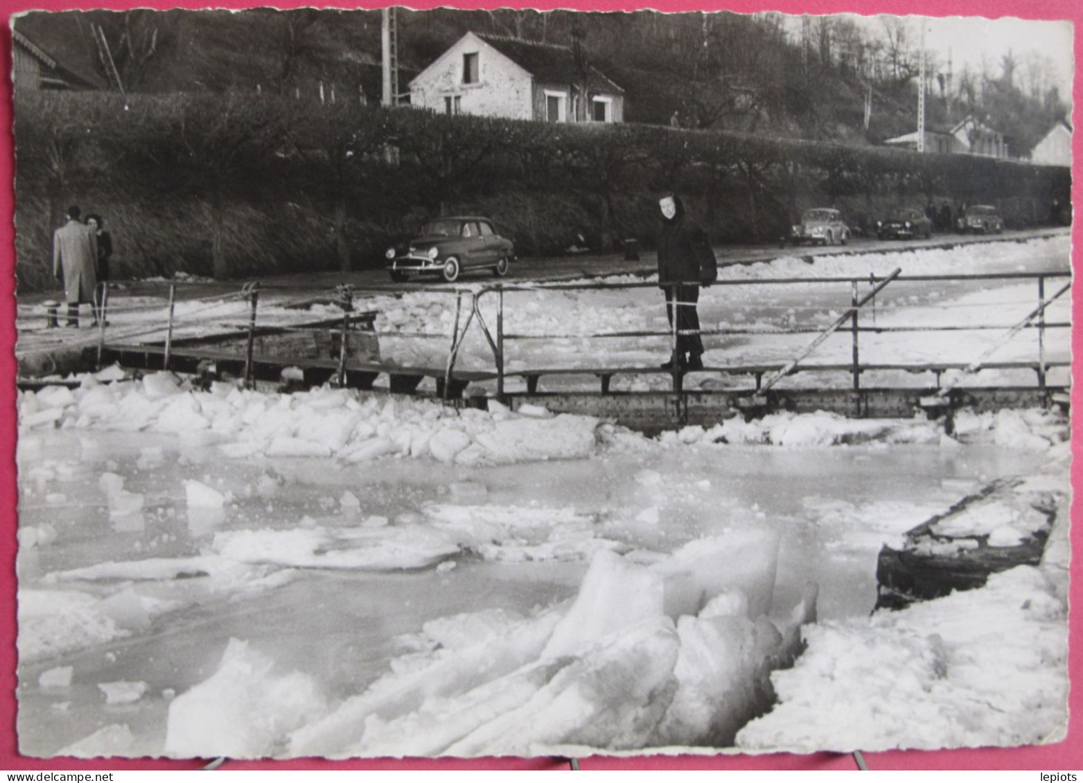 Visuel Pas Très Courant - 77 - Saint Fargeau - Ecluse De La Citanguette - Février 1956 - Saint Fargeau Ponthierry