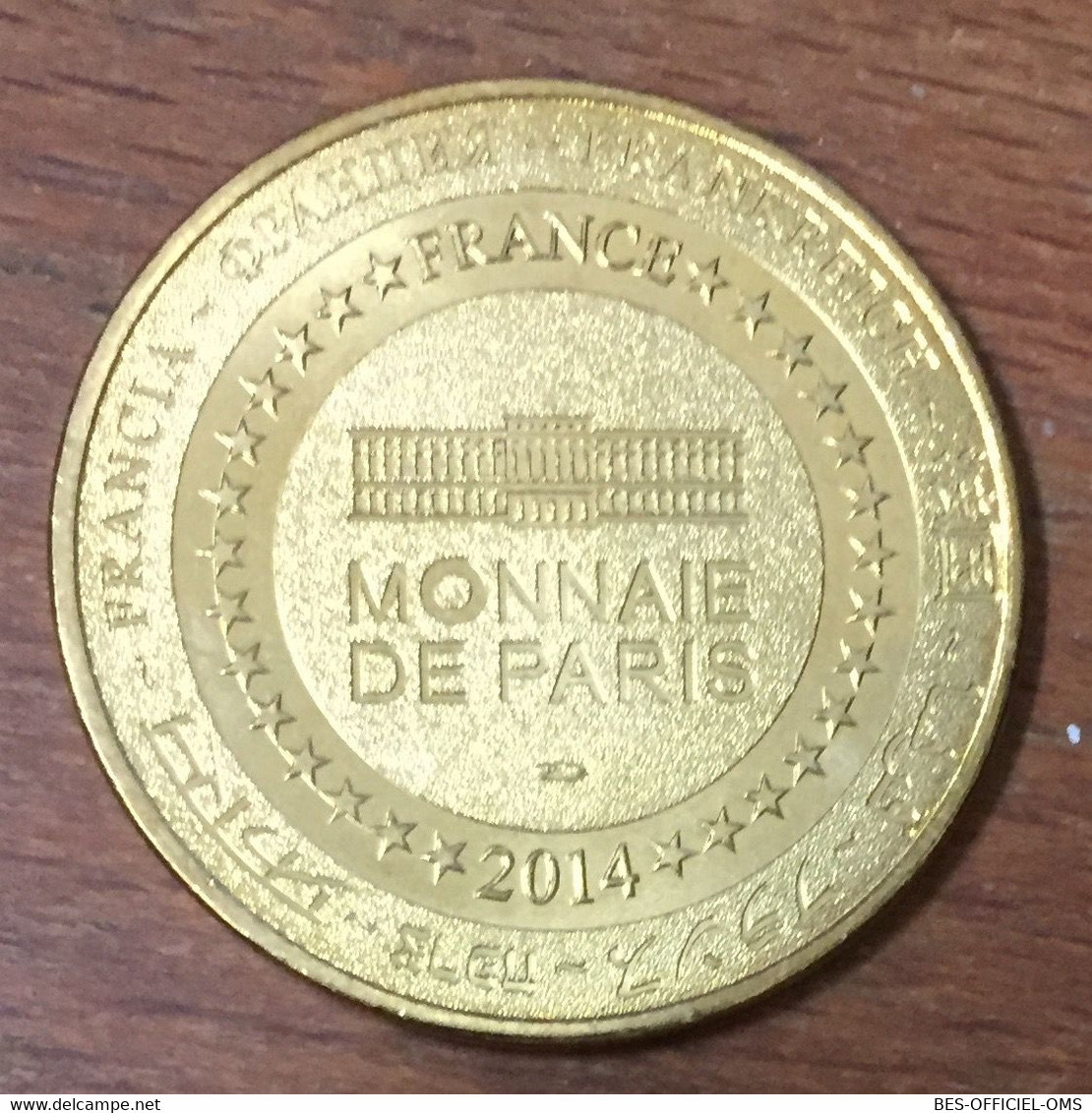 75006 PARIS LE SÉNAT PALAIS DU LUXEMBOURG MDP 2014 MÉDAILLE MONNAIE DE PARIS JETON TOURISTIQUE MEDALS COINS TOKENS - 2014