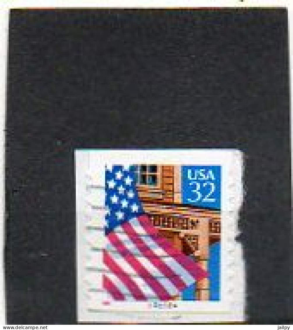 ETATS-UNIS   32 C   1996    Y&T : 2523   Roulette   N°22222A     Sur Fragment  Oblitéré - Roulettes (Numéros De Planches)