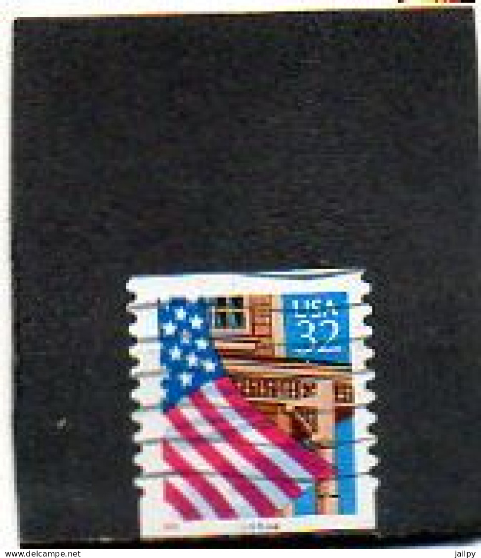 ETATS-UNIS   32 C   1996    Y&T : 2523   Roulette   N°44444     Oblitéré - Coils (Plate Numbers)